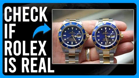 how to check if a rolex is real